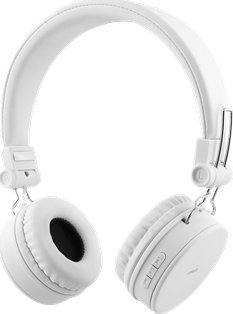 Kufje on ear Streetz HL BT403, Bluetooth, me mikrofon, të bardha