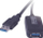 Kabull USB PremiumCord USB A në USB A, 5 m, USB 3.2 Gen 1, i zi