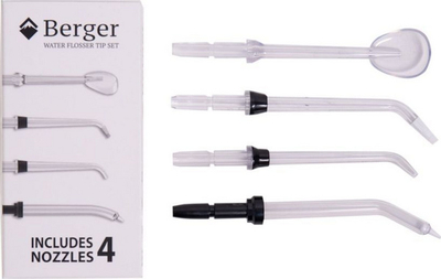 Set koka Berger për irrigator, 4 copë