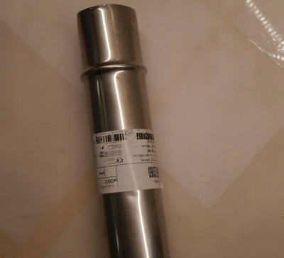 Tub oxhaku Jeremias PIPE DL.1000, inox 0.5 mm, 60 mm, me gasket