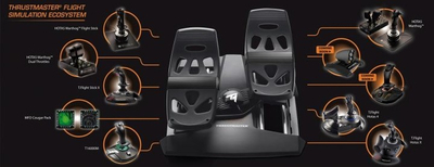Joystick Thrustmaster me pedale T.16000M