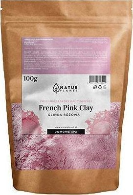 Argjilë franceze rozë NATUR PLANET, 100g, për lëkurë delikate