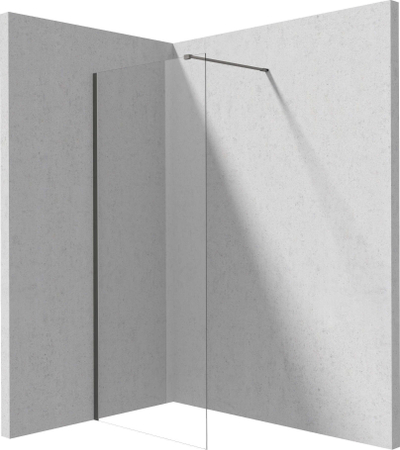 Mur dushi walk in Deante KTJ D30P, 100 cm, xham i tejdukshëm, profile titan