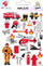 Ngjitëse për kalamaj Dodo Fire Department, set kreativ, 100 x 150 mm, shumëngjyrëshe