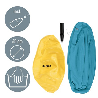 Top ulës ergonomik Leitz Ergo Cosy, 65cm, me dorezë, blu oqeani