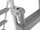 Shkallë pishine Bestway Safe Ladder 58331, për pishina deri 122cm, metal, gri
