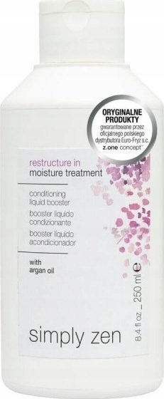 Balsam flokësh Simply Zen Restructure In Argan Oil, trajtues hidratues, për të gjitha tipet e flokëve, 250 ml