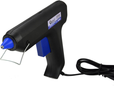Пиштол за лепење Geko Glue Gun, 80W, за шипки 11.2mm, сина