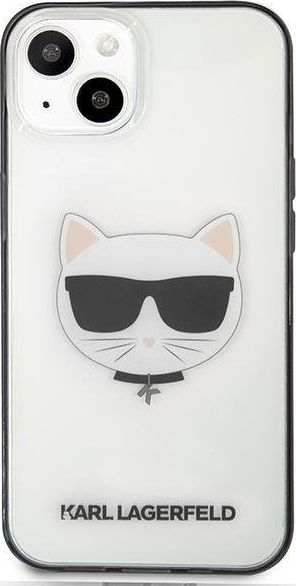 Mbrojtëse telefoni Karl Lagerfeld Choupette, transparente, për iPhone 13 Mini, e bardhë