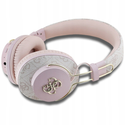 Kufje Bluetooth Guess GUBHS72P4FC4MP, on ear, ENC, rozë