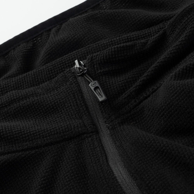 Bluzë sportive Hi-Tec Damis II Full Zip SP për burra, poliester, me zinxhir, e zezë
