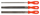 Lëmues metalik Top Tools, 3 copë