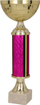 Kupë trofe Tryumf Metal Trophy 7208A, metal, ar me rozë