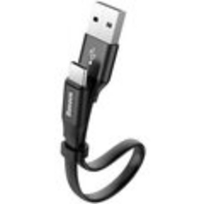 Kabllo për karikim / të dhëna Baseus Nimble Series USB-A - USB-C, 23cm, e zezë