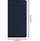 Mbulesë telefoni Dux Ducis Business Folio, për iPhone SE 2025 iPhone 16e, me xhep karte, blu