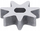 Rrotë lëvizëse Bosch Sprocket GAC 250, për zinxhir sharrë, pjesë origjinale