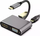 Adapter USB Roger RoGer USB-C Multimedia, HDMI 4K, VGA 1080p, gri