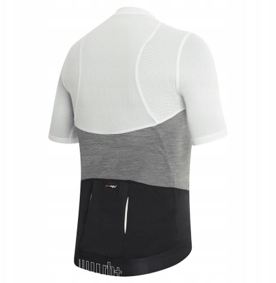 Fanellë çiklizmi zeroRH+ Wool AirX Jersey, lesh teknik, masa L, gri e përzier