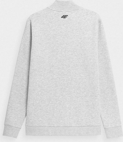 Bluzë sportive me zinxhir 4F Men’s Sweatshirt, XXL, gri e çelët