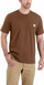 Работна блуза Carhartt Workwear K87 Pocket, памук, за мажи, кафеава, M