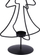 Mbajtëse qiri Home Styling Collection Christmas Tree, metal, 55cm, e zezë