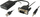 Adaptori Equip VGA në HDMI me audio, kabllo 0.15m, i zi