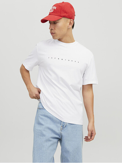 Maicë për Meshkuj Jack & Jones, L, e bardhë