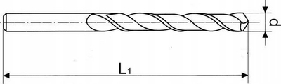 Spiral betoni Widia SDS Plus 26x800 mm, diametër 26 mm, gri