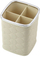 Organizues furçash kozmetike i bardhë, 4 ndarje, 12 x 9.5cm