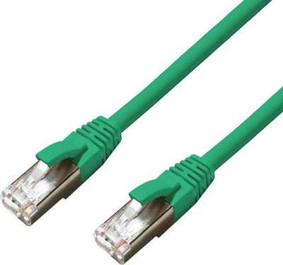 Kabllo rrjeti MicroConnect CAT6A S/FTP, 1m, LSZH, e gjelbër