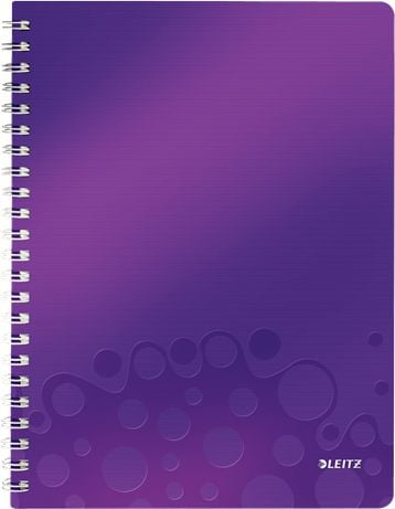 Fletore me spirale Leitz WOW 46380062, A4, vjollcë