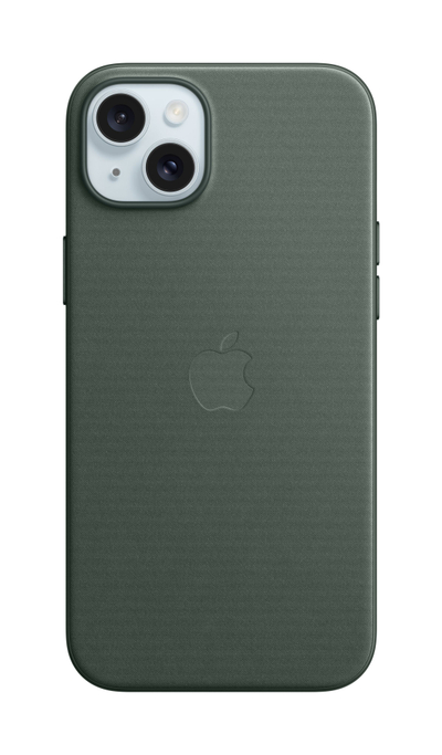 Маска Apple iPhone 15 Plus FineWoven Case со MagSafe, Evergreen