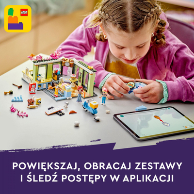 Set ndërtimi LEGO Friends Café në Heartlake City 42618, me figurina, shumëngjyrësh
