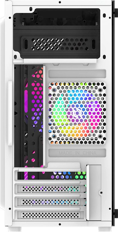 Kuti kompiutri Aqirys BellatrixPRO MiniTower, akrilik, RGB, e bardhë