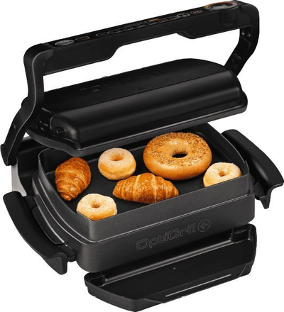 Skarë elektrike Tefal Optigrill Snacking & Backing GC7148, e zezë