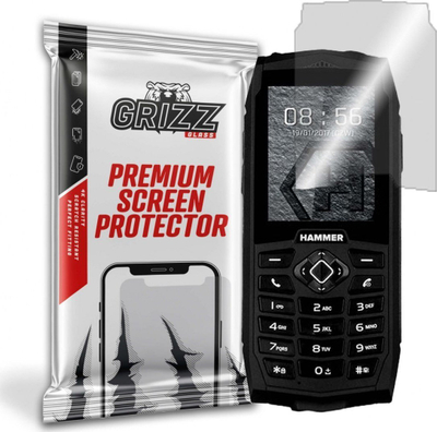 Xham mbrojtës GrizzGlass Hybrid Glass për MyPhone Hammer 3, transparent