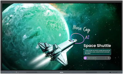 Sistem interaktiv BenQ RE8605E, 86", 4K UHD, i zi