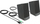 Altoparlantë për PC Delock Stereo 2.0, 3.5 mm, USB, të zinj