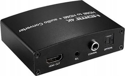 Ekstraktor audio HDMI PremiumCord, 4K, dalje stereo jack SPDIF Toslink RCA, i zi