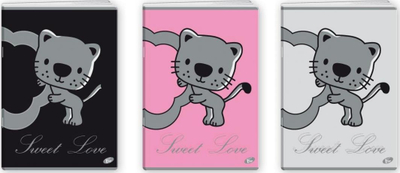 Fletore Elisa Sweet Love A5, 32 fletë, set me 20 copë
