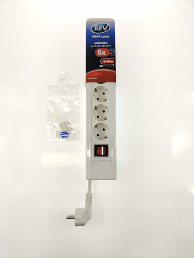 Prizë zgjatese 5 në 1 USB A dhe C, 3 dalje Schuko Bipasso EU, kabllo 1.5m, e bardhë