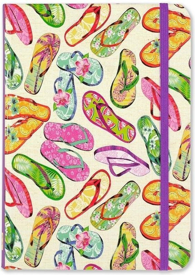 Ditar Flip Flops, 5\"x7\", faqe me vija, me ngjyra