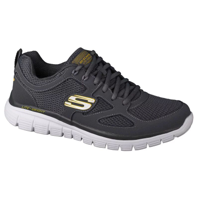 Патики Skechers Flex Burns Agoura за мажи, Memory Foam, сиви