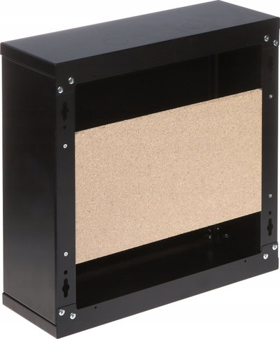Kuti montuese STALFLEX ENCLOSURE TPR-4/ST, 400 x 400 x 140 mm, metalike, e zezë