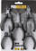 Set pinca mini PROBUILDER, 5 copa, çelik karboni, gri e zezë