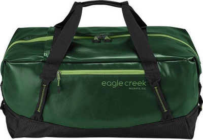 Çantë udhëtimi Eagle Creek Migrate 90L, duffel 90L, rezistente ndaj ujit, jeshile Forest