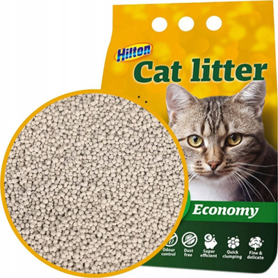 Rërë higjienike për mace Hilton Bentonite Economy, 5L, 4.9 kg, pa erë