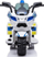 Motoçikletë elektrike për fëmijë Lean Toys Police, 6V, me telekomandë, blu