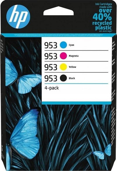 Kartrixh boje printeri HP 953 CMYK origjinal, set me 4 copë, me ngjyra
