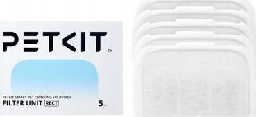 Filtra ndërrimi për shatërvanin Petkit Eversweet Max, set me 5 copë, për ujë të pastër
